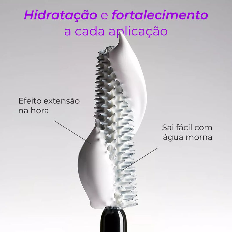 LashLift – Primer + Máscara de Cílios Que Dá Efeito de Extensão com Seus Fios Naturais