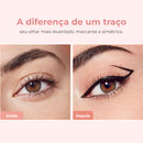 StampLiner - Caneta Carimbo Delineadora Que Faz o Gatinho Perfeito e Igual Nos Dois Olhos