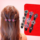 Presilha De Cabelo Cristais Florais