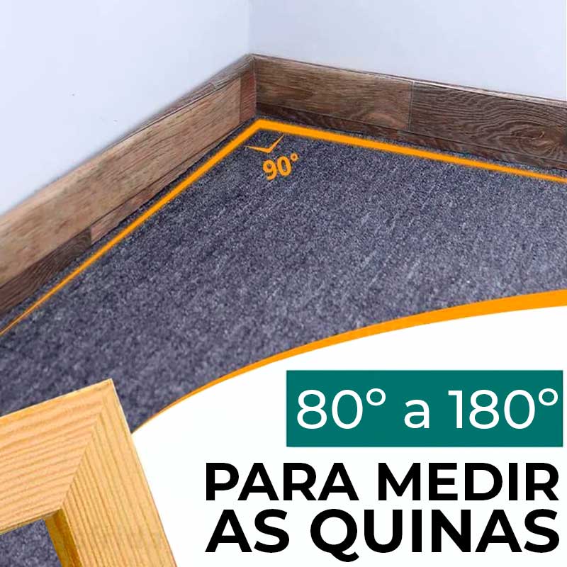 Ferramenta 2 em 1 De Medição De Ângulo e Corte