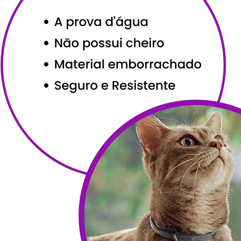 PetProtect - Colar Anti Pulgas e Carrapatos Que Protege Seu Pet Por Até 8 Meses [Compre 1 Leve 2]