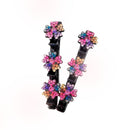 Presilha De Cabelo Cristais Florais