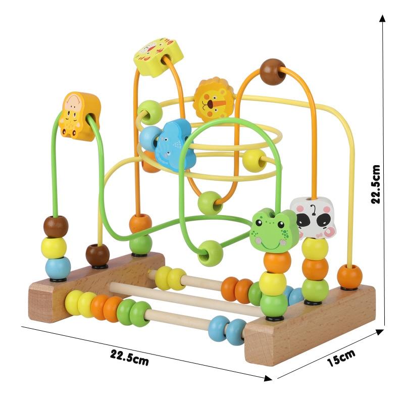Ábaco de Madeira Educativo Montessori Matemática
