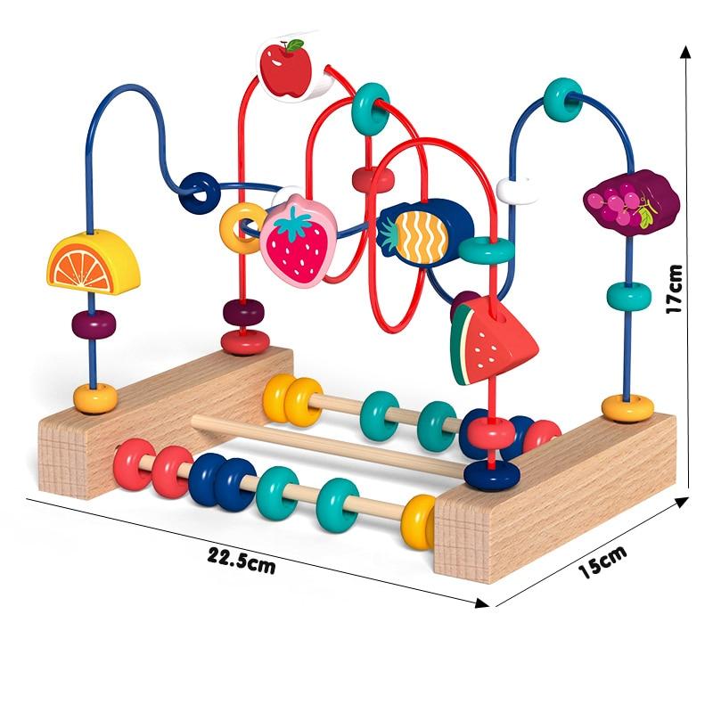Ábaco de Madeira Educativo Montessori Matemática