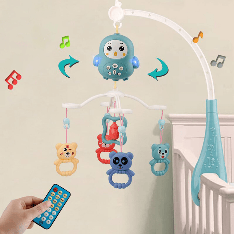Móbile Musical Giratório para Berço Ursinho